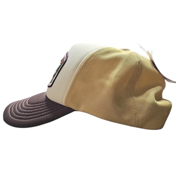 Ford Trucks Patch Hat Trucker Snapback Cap Brown Tan Mesh Back Official Licensed - Picture 4 of 9